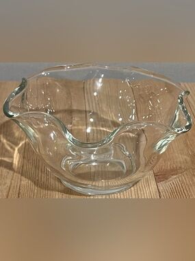 Vintage Small Glass Decorative Bowl